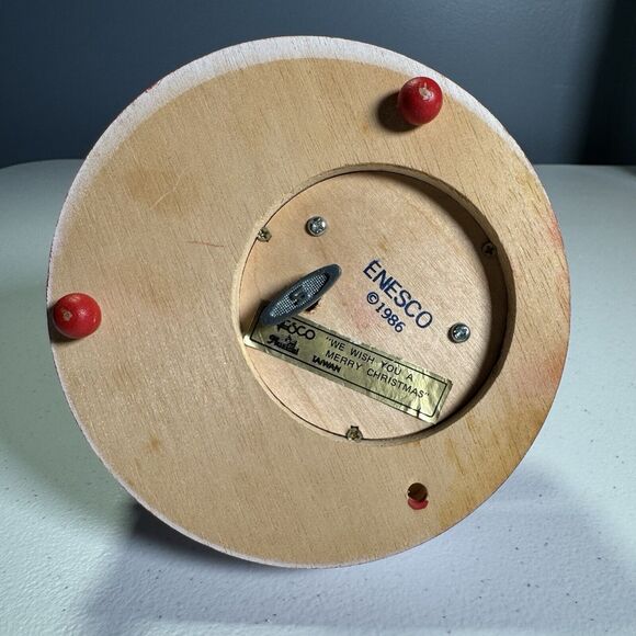 Rare Enesco 1986 X-mas Tree Gifts Revolving Musical | Vintage Christmas #313327 - Picture 9 of 13